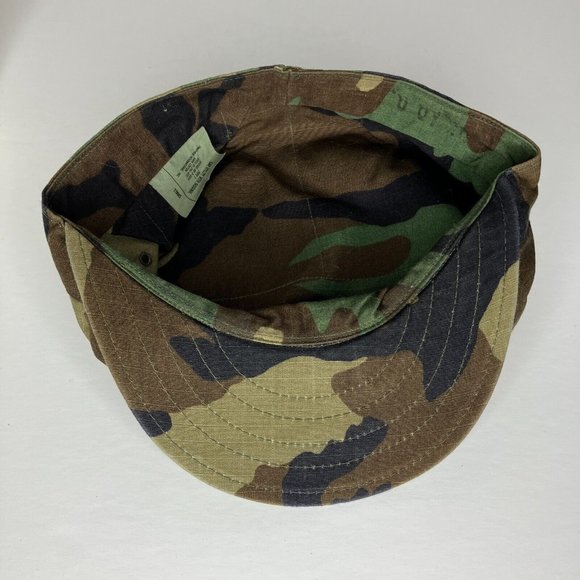 Army Utility Cap Ty[e I with Insignia Military Camo Camouflage Small - Picture 6 of 9